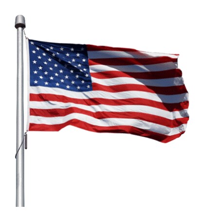 Global Flags Unlimited US Nylon Flag 12"x18" 200000